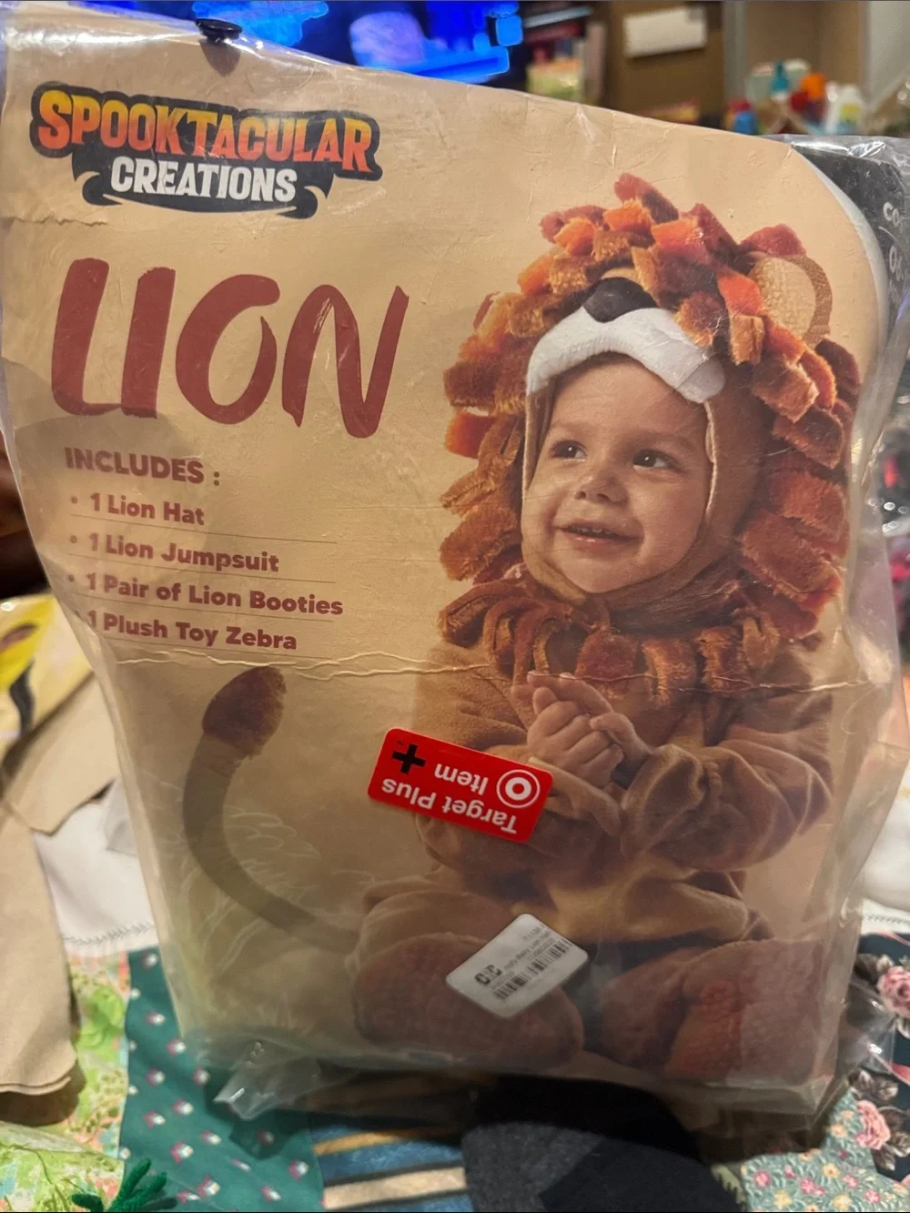 Spooktacular Creations Lion Costume in Brown for Kids 6-12 Months